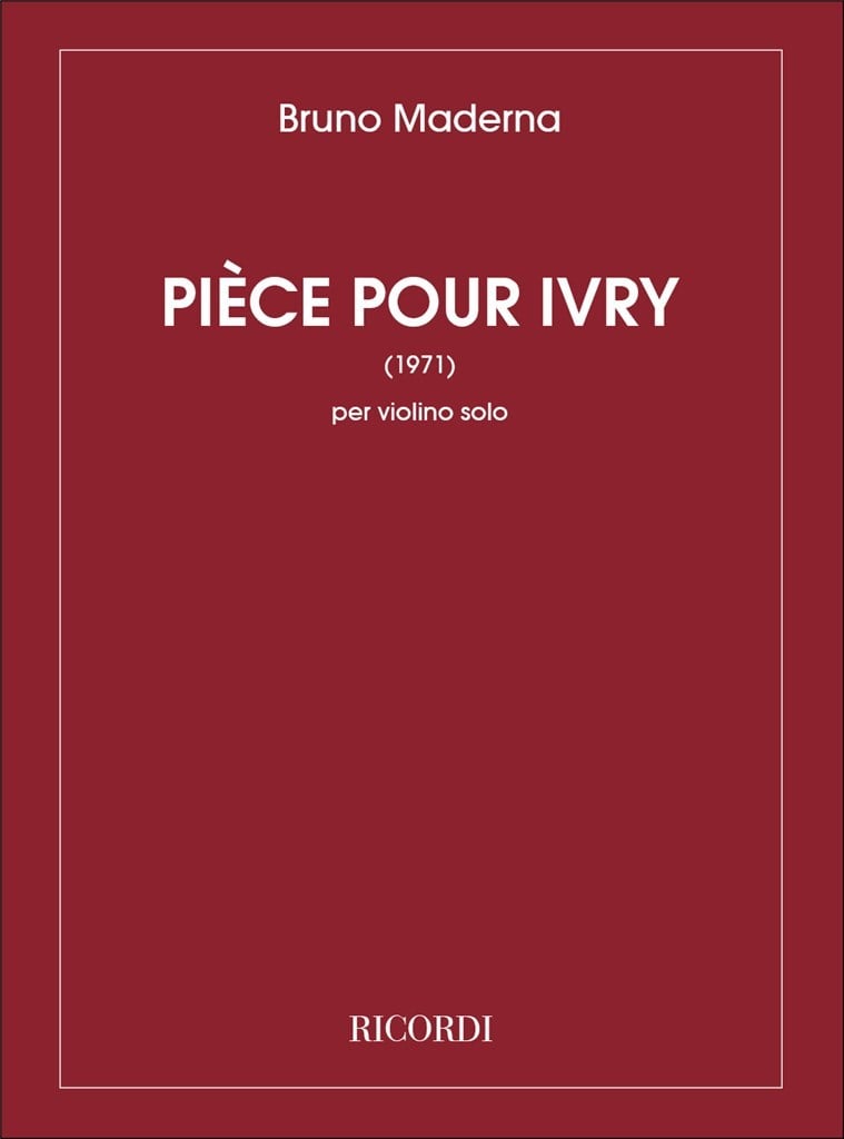 Pièce Pour Ivry (1971)